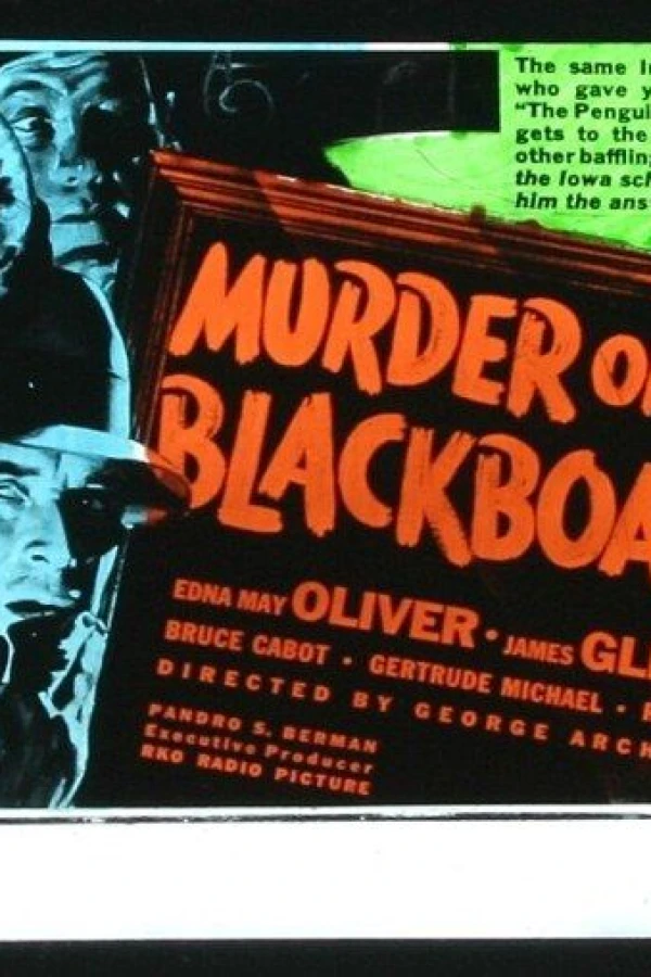 Murder on the Blackboard Póster