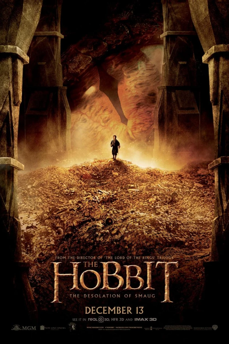El Hobbit II: La desolación de Smaug Póster