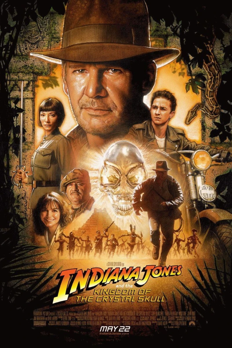 Indiana Jones y el reino de la calavera de cristal Póster