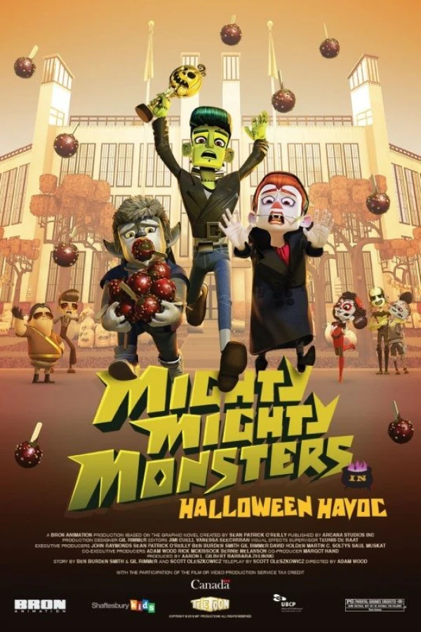 Mighty Mighty Monsters in Halloween Havoc Póster
