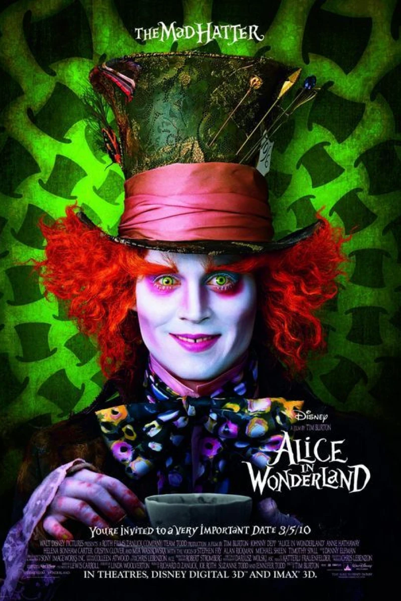 Alice In Wonderland Póster