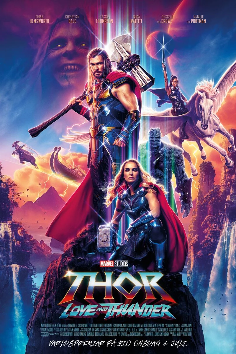 Thor: Love and Thunder de Marvel Studios Póster
