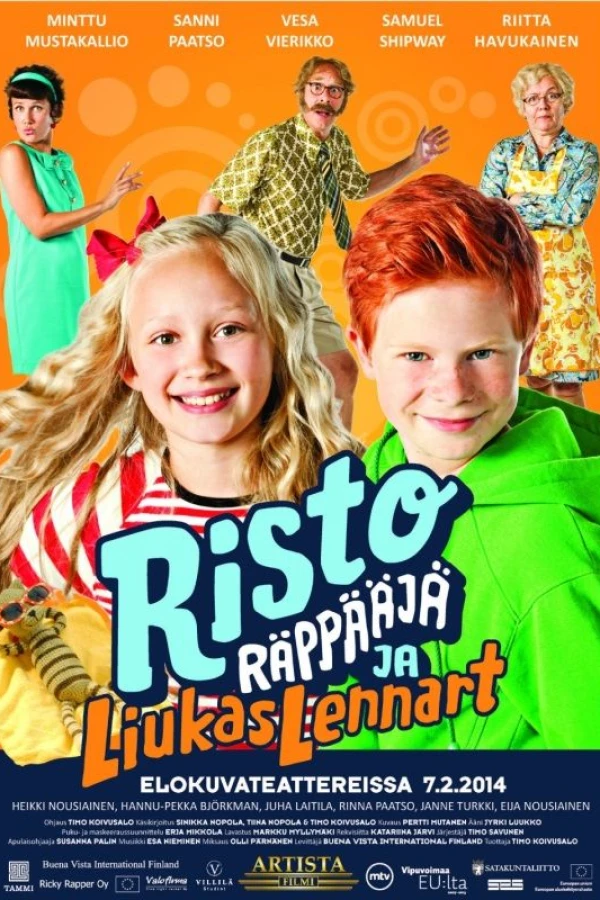 Risto Räppääjä ja liukas Lennart Póster